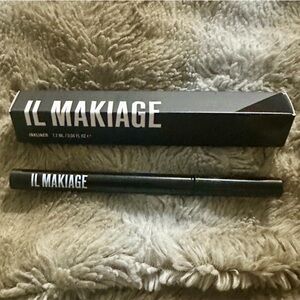 Jet Black IL MAKIAGE Waterproof Inkliner Liquid Eyeliner Pen Makeup Cateye NEW